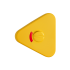 Накладка T14I YELLOW МВМ під wc з індикатором