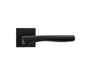 Ручка для дверей A-2018 BLACK МВМ на розетці wave