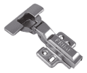 Петля напівнакладна з доводчиком Clip-on GIFF PRIME d=35 H=0 нікель