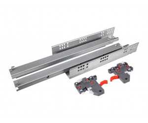 Напрямна повного висування Smart Touch з відстрілом та доводчиком GIFF PRIME L=300 H=45