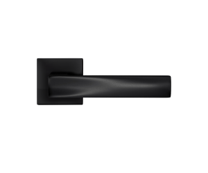 Ручка для дверей A-2010/E20 BLACK МВМ на розетці berli slim