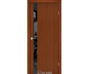 Двері міжкімнатні Plato Line PTL-04 горіх роял BLK Darumi
