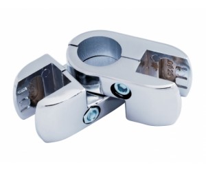 R-52 Муфта для скла та панелі петльова GIFF хром