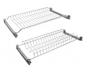 Посудосушитель фасад 900 INOXA 701 нержавіюча сталь (2 полиці та 4 кріплення)