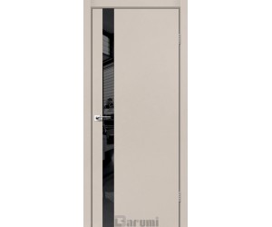 Двері міжкімнатні Plato Line PTL-04 димчастий краст BLK Darumi