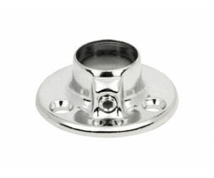 Кріплення труби-рейлінгу d=16 GIFF Фланець хром