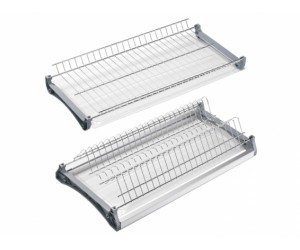 Посудосушитель фасад 500 REJS хром (2 полиці, 2 піддони, 1 рамка та 4 кріплення)