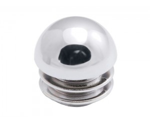 R-17A Заглушка напівкругла GIFF хром