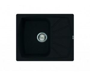 Мийка штучний камінь Elleci 610x500 Living 125 Full Black G40