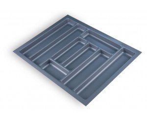 Лоток для столових приладів Standard 630х480 сірий