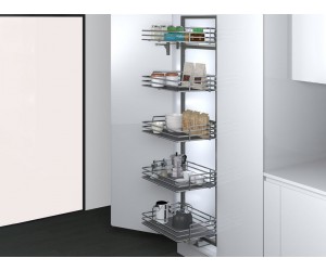 Колона висувна Pegasus модуль 450 Inoxa Ellite 860AEY з 5 сітками H=1800 титан