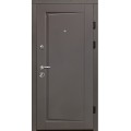 Вхідні Двері 337 софт-тач елегантний сірий/білий супермат (чорна фурнітура) "Arma"