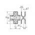 Планка для петлі монтажна Hafele METALLA SM P H=0 (311.71.500)