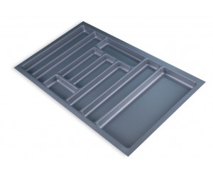 Лоток для столових приладів Standard 830х480 сірий