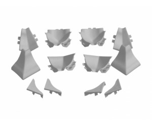 Набір фасонних елементів Rehau Сірий Compact-line 98102