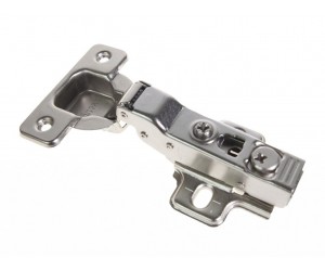 Петля напівнакладна з доводчиком Clip-on Linken System d=35 H=0 нікель (21419/27772)