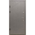 Вхідні Двері 157 сланець темний/бетон світлий (фурнітура чорна) "Arma"