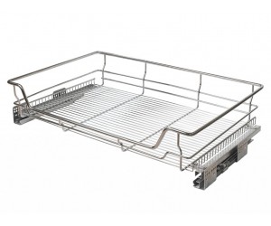 Кошик фасад 400 висувний з доводчиком GIFF хром