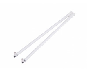 Рейлінг для метабоксу GIFF L=400 білий