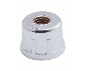 R-12M Заглушка металева з різьбленням GIFF хром