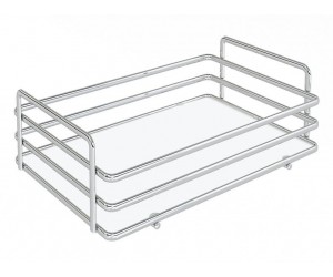 Кошик для висувної колони 858A/50 модуль 450 Inoxa Ellite 1204E хром/білий