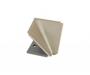 Кут до плінтуса кухонного трикутного INOX Linken System внутрішній