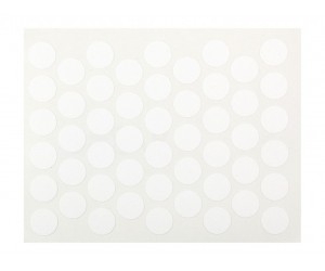 Заглушка конфірмату самоклеюча Weiss d=10 білий (50 шт) (1110)