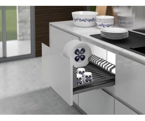 Посудосушитель фасад 900 висувний з доводчиком Inoxa Ikona/Helios 6703HY ардезія (з кріпленням фасаду)