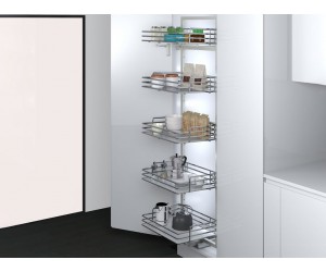 Колона висувна Pegasus модуль 450 Inoxa Ellite 860AEY з 5 сітками H=1800 хром/білий