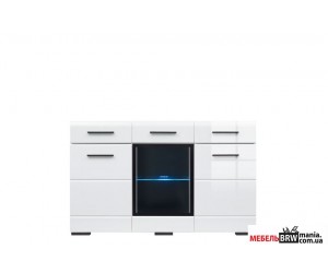 Комод Вушер Німфеа альба/білий глянець KOM1W2D2S Гербор